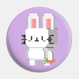 Pixel bunny Pin