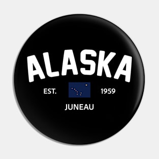 Alaska Collegiate Preppy Pin