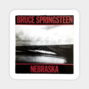 Bruce Springsteen nebraska album tshirt Magnet