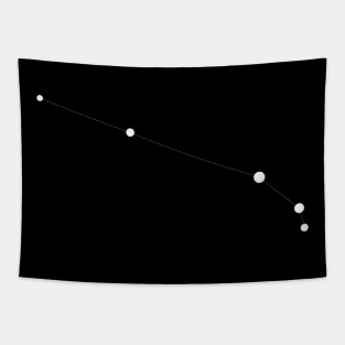 Aries - Minimalist Zodiac Art Tapestry