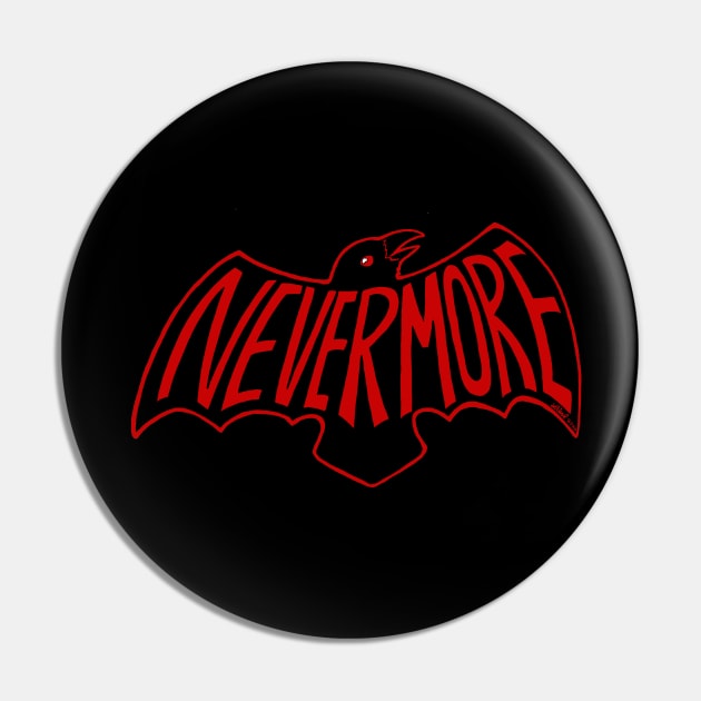 Nevermore Pin by HonuHoney