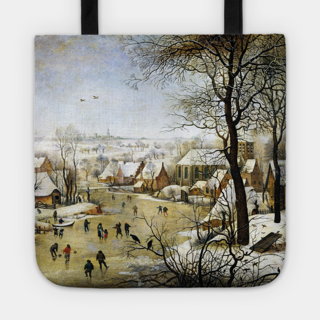 Winter Landscape With Skaters And Bird Trap Pieter Bruegel