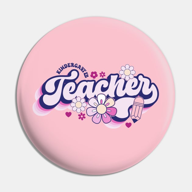 Kindergarden Teacher Pin by Zedeldesign