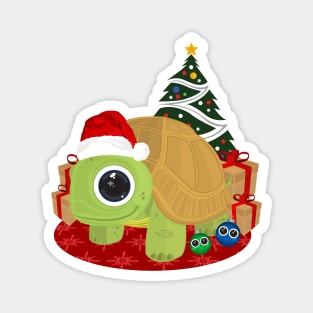 Christmas - Turtle Magnet