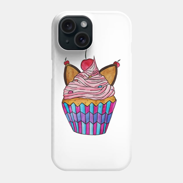 Catcake Phone Case by Eikia