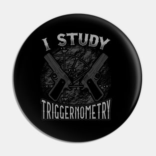 2nd Amendment I Study Triggernometry Gun Rights Pin