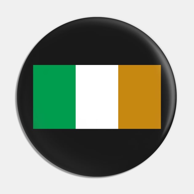 Ireland Flag, bratach na hÉireann Pin by SolarCross