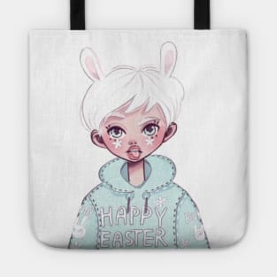 Easter Bunny Girl Tote