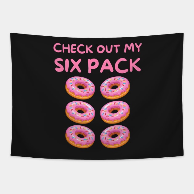 Check out my six pack donut Tapestry by AllPrintsAndArt