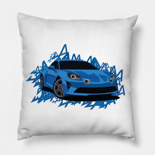 A110 Pillow by AutomotiveArt