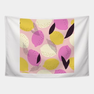 Pink Lemons Neck Gator Lemon Tapestry