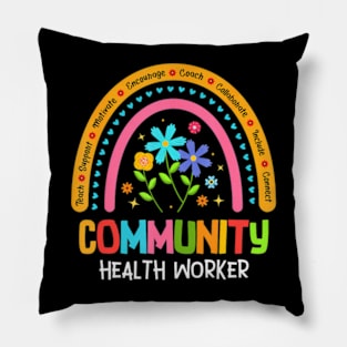 Community Health Worker Back To School Teach Pillow