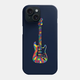 S-Style Electric Guitar Colorful Texture Phone Case