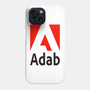 Parody Logo Adobe - Adab Phone Case