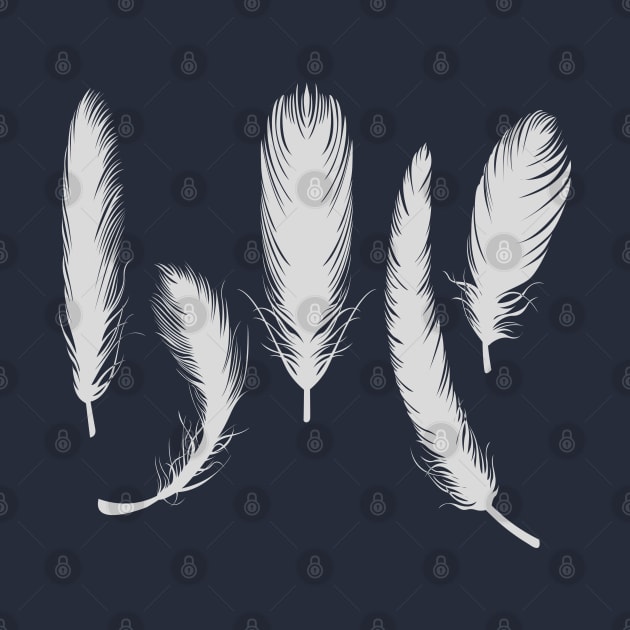 Cute bird feathers by aalomda32