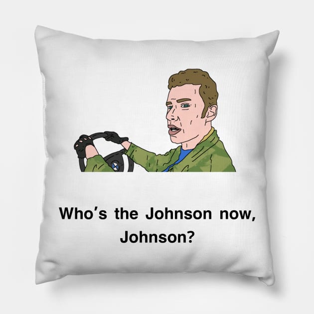 Peep Show Who's the Johnson now, Johnson? Pillow by tommytyrer