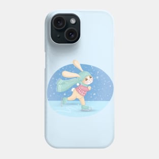 Bunny in winter Phone Case