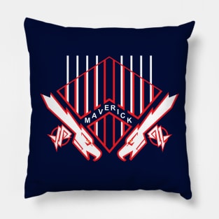 27 Red Maverick Pillow