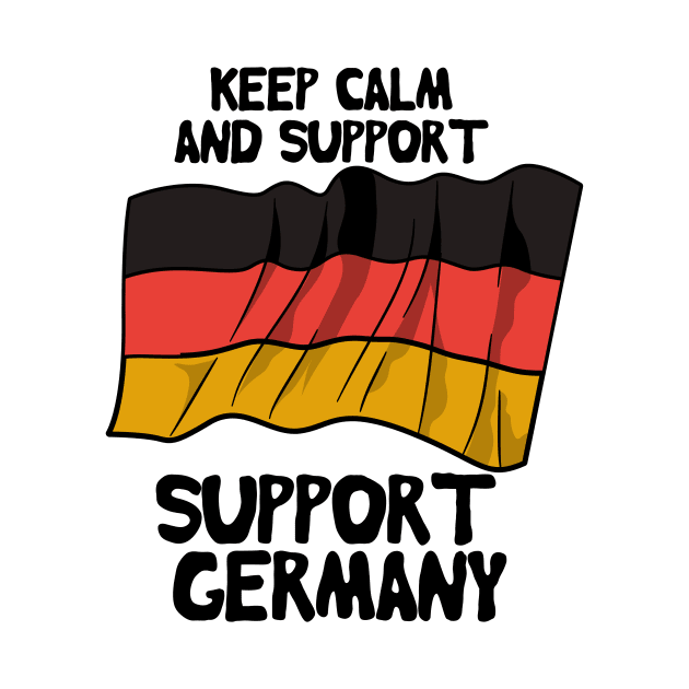 Keep Calm And Support Germany by nextneveldesign