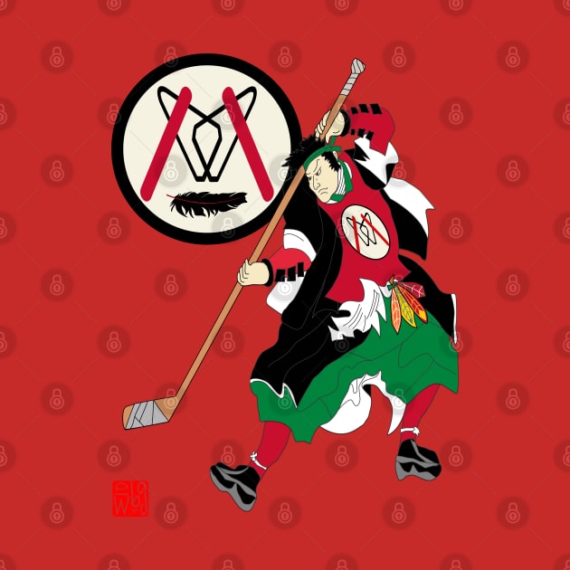 Chicago Blackhawks Samurai by BennySensei