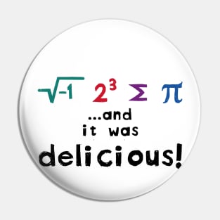 I Ate Some Pie | Math Pin