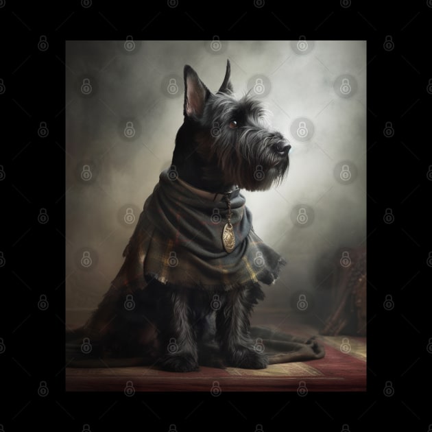 Stalwart Scottish Terrier - Medieval Chieftain by HUH? Designs