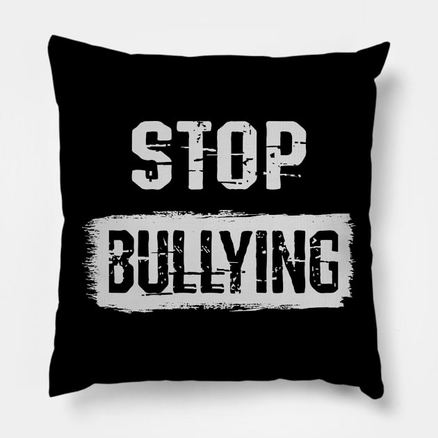 Stop Bullying Pillow by Sal71