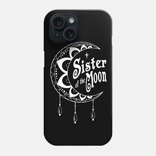 Sister of the Moon Phone Case by Gothic Rose