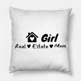 Real Estate Mom Pillow