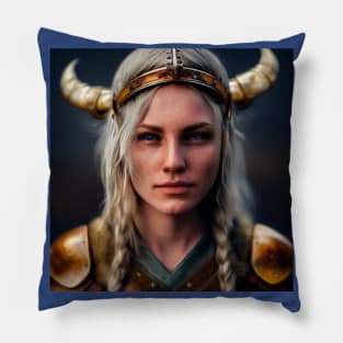 Viking Shield Maiden Pillow