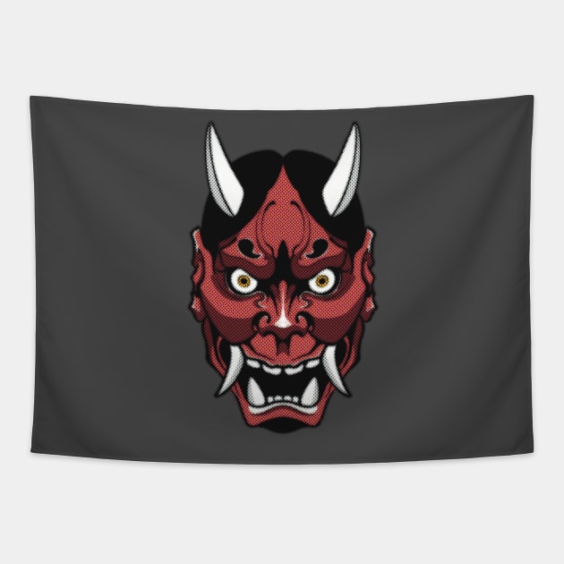Hannya Tapestry by Ink.amaral