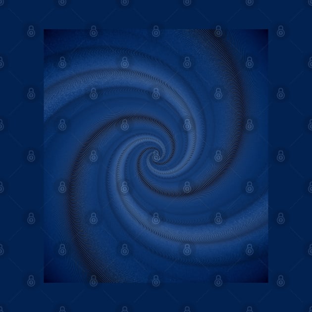 Endless blue swirl by BumbleBambooPrints