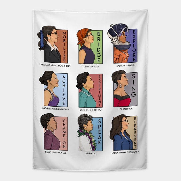 She Series - Real Women Version 6 Tapestry by KHallion