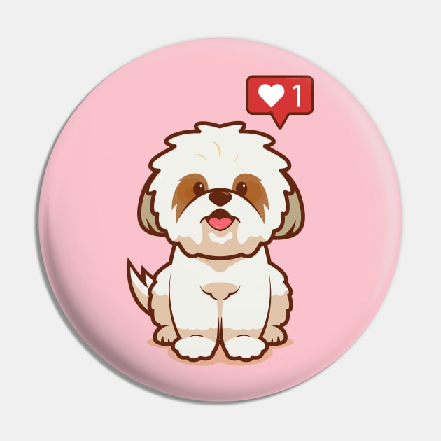 Shih Tzu Dog Pin by DogsandCats