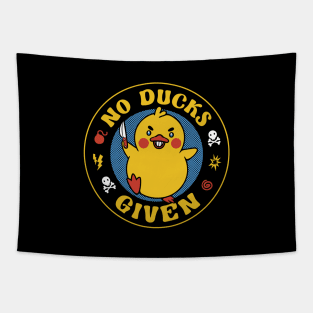 No Ducks Given - Violent Duck Seal by Tobe Fonseca Tapestry