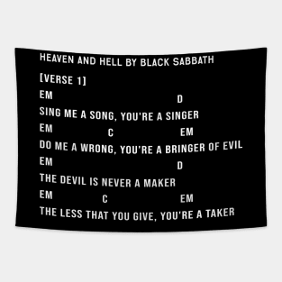 Heaven and Hell Chords Lyrics Tapestry