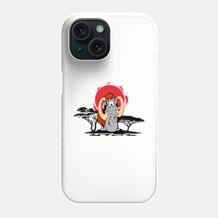 Geek Mammoth Sunset Phone Case