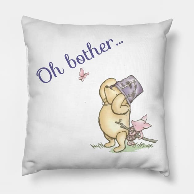 Oh Bother Winnie the Pooh Pillow by marisaj4488