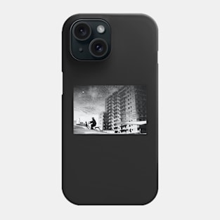 Lonely Ride through the Dark Night Phone Case