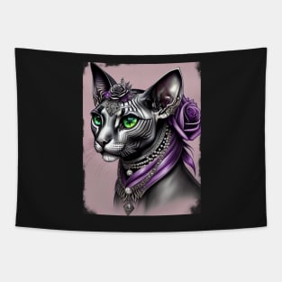 Regal Sphynx Queen Tapestry