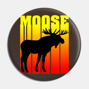 Retro Vintage Moose Pin