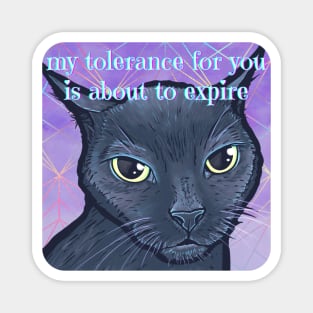 Black Cat Tolerance Magnet