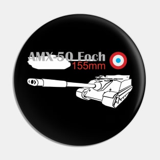 French anti-tank mount AMX-50 Foch Pin