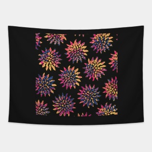 Hippy Dippy - Funky Neon Colors - Digitally Illustrated Abstract Flower Pattern for Home Decor, Clothing Fabric, Curtains, Bedding, Pillows, Upholstery, Phone Cases and Stationary Tapestry