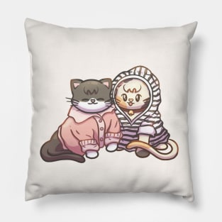 Cat friends Pillow