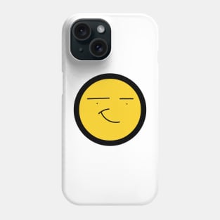 Yellow Smirk Face Phone Case