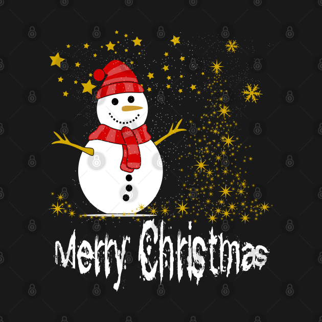 Disover Snowman Merry Christmas gift - Christmas Snowman - T-Shirt