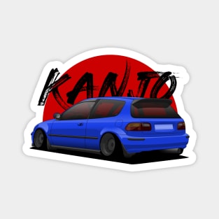 KANJO CIVIC BLUE Magnet