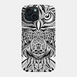 Owl with open wings and claws Phone Case