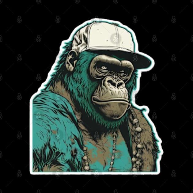 Shades of Toughness - Cool Gorilla by teehood